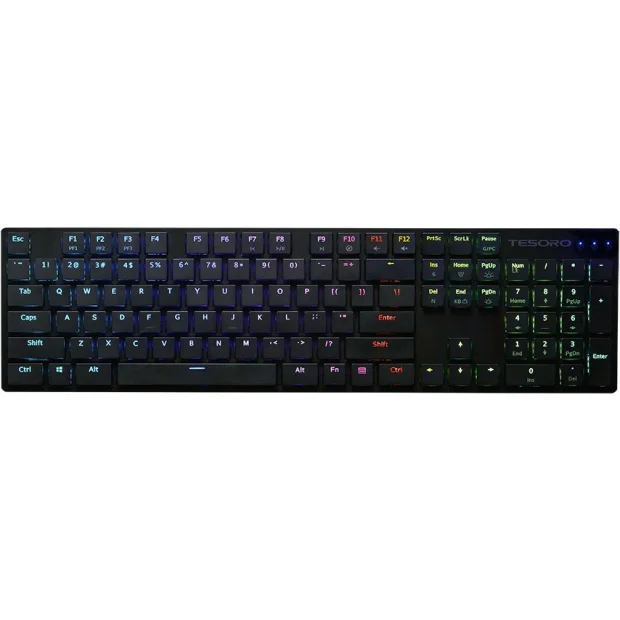 Клавиатура Tesoro Gram Spectrum XS Blue Switch (черный)